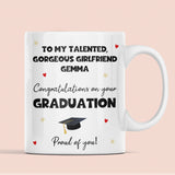 Personalised Girlfriend Graduation Mug, Personalised Graduation Gift, University Graduate Gift, 2025 Graduation Gift, Girlfriend Graduation