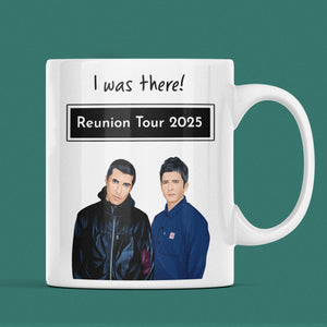 Oasis Reunion 2025 Mug, I Was There Oasis Tour, Liam and Noel Gallagher Fan Gift, Funny Oasis Memorabilia, Oasis Reunion Concert Souvenir