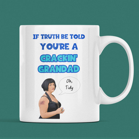 Funny Nessa Crackin' Grandad Mug, Gavin and Stacey Mug for Grandad, Funny Gavin and Stacey Gift, Funny Gift for Grandad, Gavin and Stacey Fan