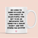 Funny Office Work Mug, Colleague Leaving Present, Work Bestie Gift, Office Secret Santa Gift, Present for Colleague, Office Banter Gift