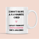 Funny Favourite Step Daughter Mug, Mother's Day Step Mum, Adopted Mum, Step-Mum Gift, From step-daughter, Funny Step-Dad Gift, For Step-Mum