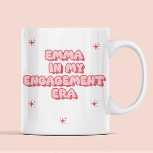 Personalised In My Engagement Era Mug, Just Engaged Present, Engagement Gift, Best Friend Engagement, Colleague Engagement Gift, Engagement