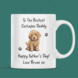 Personalised Father's Day Cockapoo Dad Mug, Funny Dog Dad Gift, Father’s Day Gift from Dog, Dog Lover Gift for Him, Cockapoo Present Owner