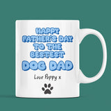 Cute Personalised Dog Dad Father's Day Mug, Gift for Dog Dad, Father's Day Dog Dad Gift, Furbaby Dad Gift, Dog Dad Era Gift