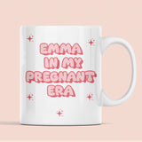 Personalised In My Pregnant Era Mug, Funny Mum To Be Mug, Cute Baby Shower Gift, Congratulations Pregnancy, Cute Maternity Leaving Present