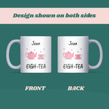 Personalised 80th Birthday Eight-Tea Mug, Funny Cute Birthday Gift for Grandma, Mum 80th Birthday Gift, Grandma 80th Gift, Friend 80th Gift