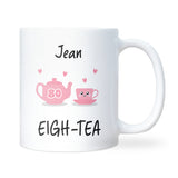 Personalised 80th Birthday Eight-Tea Mug, Funny Cute Birthday Gift for Grandma, Mum 80th Birthday Gift, Grandma 80th Gift, Friend 80th Gift