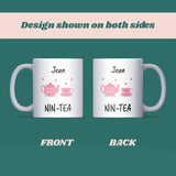 Personalised 90th Birthday Nine-Tea Mug, Funny 90th Birthday Gift for Grandma, Mum 90th Birthday Gift, Friend 90th Gift, 90th Birthday Mug