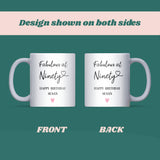 90th Birthday Tea Mug, Sweet and Funny 90th Gift for Mum, Grandma, Wife or Neighbour, Cute Ninetieth Birthday Present for Her