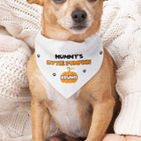 Personalised Mummy’s Little Pumpkin Halloween Dog Bandana, Cute Pumpkin Dog Outfit, Funny Halloween Dog Costume, Halloween Pet Accessory