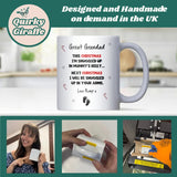 To Great Grandad at Christmas From Bump Mug, New Great Grandad Christmas Gift, Pregnancy Announcement Mug, Christmas Great Grandad Gift