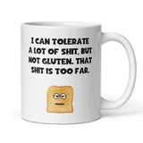 Funny Gluten Free Mug, Gluten intolerance Gift, Secret Santa