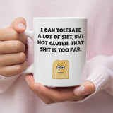 Funny Gluten Free Mug, Gluten intolerance Gift, Secret Santa