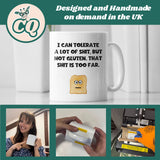 Funny Gluten Free Mug, Gluten intolerance Gift, Secret Santa