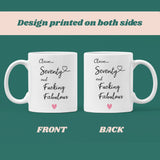 CQ Personalised 70 Fucking Fabulous Mug, Woman 70th Birthday Gift