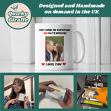 Personalised Photo Surviving 365 Days First Anniversary Funny Mug, 1st Anniversary Gift