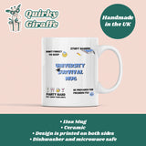 Funny University Survival Mug, Leaving For University, Student Gift