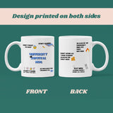 Funny University Survival Mug, Leaving For University, Student Gift