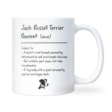 Jack Russell Terrier Parent Definition Mug, Funny Dog Parent Gift, Jack Russell Terrier Owner Mug, Christmas Gift for Jack Russell Terrier