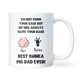 Personalised Best Guinea Pig Dad Ever Mug, Funny Guinea Pig Owner Gift, Gift for Pet Dad, Father’s Day Guinea Pig Gift, Pet Lover Mug