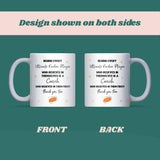 Thank You Ultimate Frisbee Coach Mug, Frisbee Instructor Gift, End of Season Coach Present, Ultimate Frisbee Teacher Gift