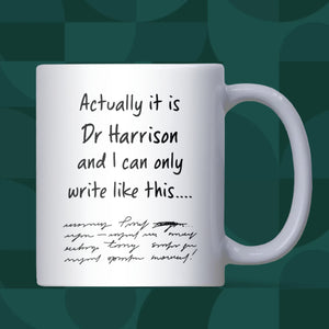 Funny Doctor Mug, Personalised “Actually It’s Doctor” Mug, Medical Student Graduation Gift, NHS GP Coffee Cup, Doctor Appreciation Gift