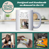 Personalised Wedding Day Mug for Best Friend, Today a Bride Tomorrow a Wife, Gift from Bestie, Best Friend Bridal Keepsake Mug, Wedding Gift