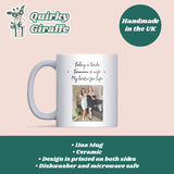 Personalised Wedding Day Mug for Best Friend, Today a Bride Tomorrow a Wife, Gift from Bestie, Best Friend Bridal Keepsake Mug, Wedding Gift