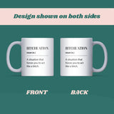 Bitchuation Definition Mug, Funny Best Friend Gift, Colleague Secret Santa, Rude Birthday Mug, Sassy Humour Coffee Cup