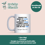 Boss Punch Joke Mug, Funny Boss Secret Santa Gift, Work Joke Mug, Leaving Gift For Manager