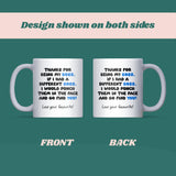 Boss Punch Joke Mug, Funny Boss Secret Santa Gift, Work Joke Mug, Leaving Gift For Manager