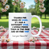 Boss Punch Joke Mug, Funny Boss Secret Santa Gift, Work Joke Mug, Leaving Gift For Manager