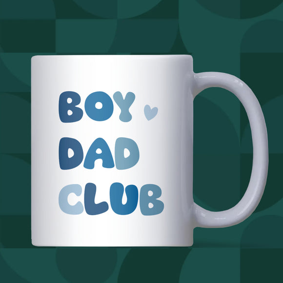 Boy Dad Club Mug, Funny Coffee Mug for Boy Dad, Father’s Day Gift, Birthday Dad to Be Gift