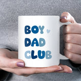 Boy Dad Club Mug, Funny Coffee Mug for Boy Dad, Father’s Day Gift, Birthday Dad to Be Gift