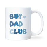 Boy Dad Club Mug, Funny Coffee Mug for Boy Dad, Father’s Day Gift, Birthday Dad to Be Gift
