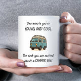 Funny Camper Van Mug, Funny Camper Van Birthday Gift, Funny Campervan Gift, Camper Van for Her, Camping Coffee Mug, Road Trip Adventure Mug