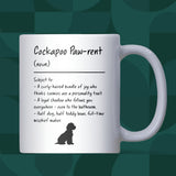 Cockapoo Pawrent Definition Mug, Cockapoo Owner Gift, Funny Dog Parent Mug, Cockapoo Christmas Gift, Cockapoo Mum Gift, Cockapoo Dad Gift