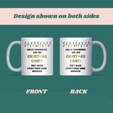 Great Colleagues Mug, Christmas Lights Design, Secret Santa Gift for Colleague, Funny Work Mug, Office Gift for Coworker