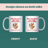 Deck the Halls Not Your Colleagues Mug, Funny Office Secret Santa Gift, Christmas Work Joke Mug, Colleague Gift Idea