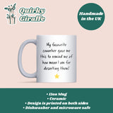Funny Leaving Gift Mug, Favourite Co-Worker Goodbye Present, Work Bestie Leaving Gift, Last Minute Leaving Gift, Deserting Co Worker Gift