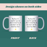 Funny Leaving Gift Mug, Favourite Co-Worker Goodbye Present, Work Bestie Leaving Gift, Last Minute Leaving Gift, Deserting Co Worker Gift
