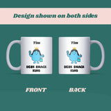 Desk Snack King Mug, Funny Office Snack Lover Gift for Him, Secret Santa Coworker Gift, Colleague Birthday Present