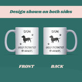 Distracted by Wieners Mug, Funny Sausage Dog Gift, Dachshund Owner Christmas Present, Joke Secret Santa for Dog Lovers, Sausage Dog Mum Mug