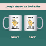 King DIY Disaster Mug, Funny DIY Gift for Husband or Dad, Joke Builder Mug, Christmas Gift for Him, Grandad or Boyfriend