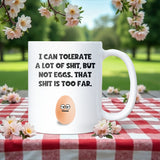 Funny Egg Intolerance Mug, Egg Allergy Joke Gift, Egg Free Secret Santa Gift, Funny Colleague Mug, Egg Intolerant Friend Gift