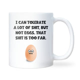 Funny Egg Intolerance Mug, Egg Allergy Joke Gift, Egg Free Secret Santa Gift, Funny Colleague Mug, Egg Intolerant Friend Gift