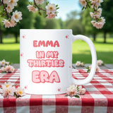 Personalised In My Thirty Era Mug, Funny 30th Birthday Gift, Best Friend 30th Present, Daughter Sister 30th Birthday Mug, Milestone 30th