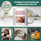 Personalised Photo Grandma Mug, “Happy First Christmas As My Grandma”, New Grandma Gift from Baby, First Christmas Grandma Keepsake, Christmas Mug for Grandma