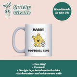 Football King Mug, Funny Football Gift for Him, Boyfriend or Husband Football Lover Mug, Birthday Gift, Secret Santa Football, Christmas