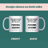 Personalised Dog Walker Legend White Ceramic Mug, Funny Dog Walker Appreciation Gift, Thank You Dog Walker Gift, Dog Walker Christmas Gift